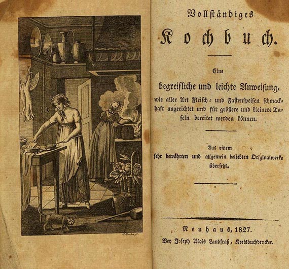   - Vollständiges Kochbuch. 1827
