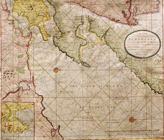 Großbritannien - 1 Bl. Schotland...Firth of Murray. G. van Keulen, um 1720