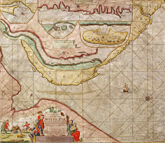  Rußland - 1 Bl. Witte Zee. J. van Keulen, um 1720