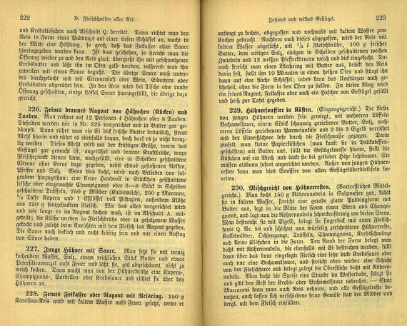 Kochbücher - Konvolut Kochbücher, -Lexika. Zus. 41 Tle. 1788-1957.