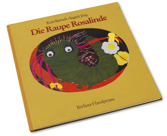 Ingrid Jörg - Bartsch, K.: Die Raupe Rosalinde. 1985 - Einband
