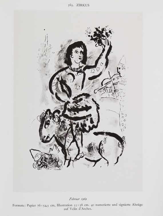 Marc Chagall - Chagall. Lithograph. Deutsche Ausgabe. Bände I-IV (von VI) - Weitere Abbildung