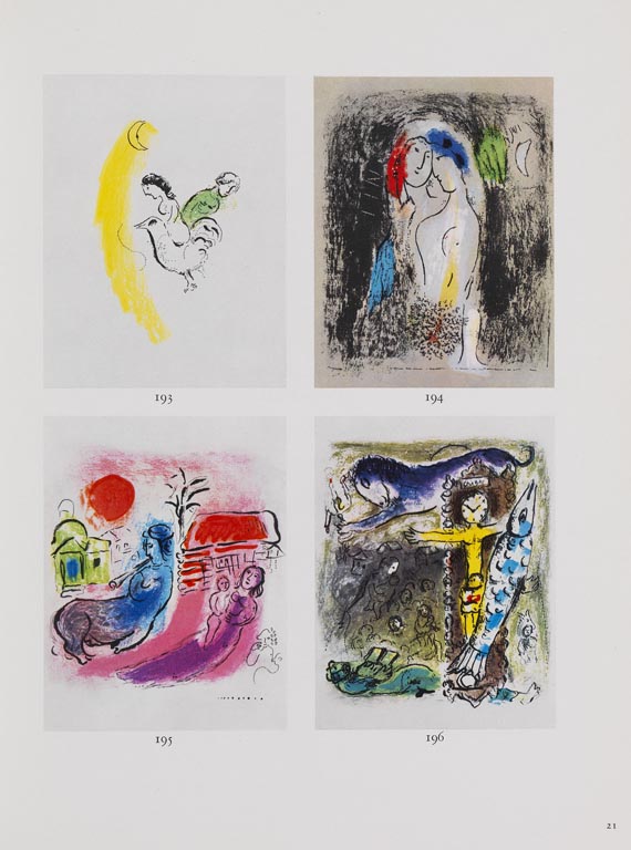 Marc Chagall - Chagall. Lithograph. Deutsche Ausgabe. Bände I-IV (von VI) - Weitere Abbildung
