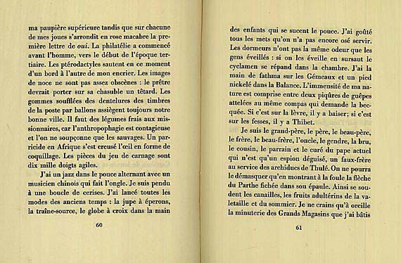 André Breton - Éluard, Immaculée conception. 1930