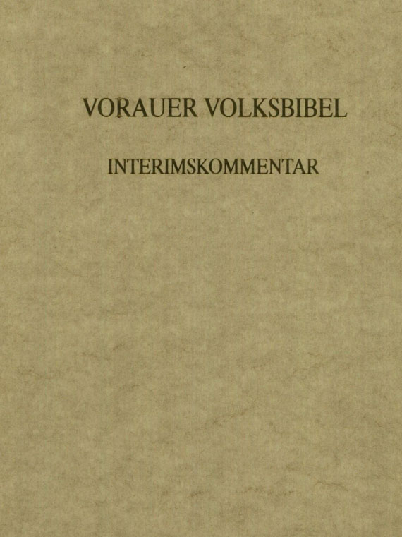   - Vorauer Volksbibel. 4 Bde. 1989-93 (inkl. 4 Kommentarbde.)