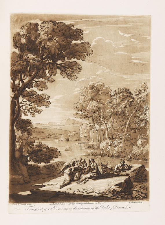 Claude Lorrain - Liber veritatis. 1777-1819. 3 Bde. - Weitere Abbildung
