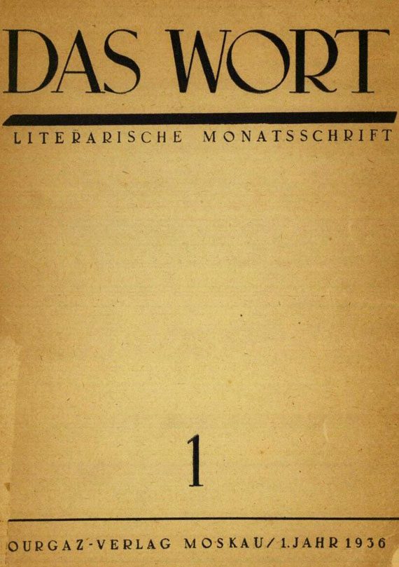Wort, Das - Das Wort. 1936-38.