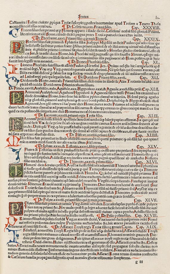 Giovanni Boccaccio - Genealogie. (B9) - Weitere Abbildung