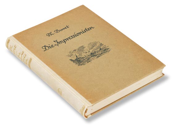 Theodore Duret - Die Impressionisten, zweite Auflage, 1914 - Einband