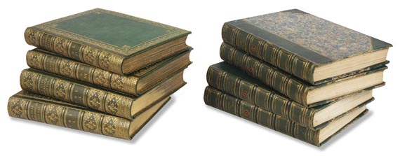 Jan Christiaan Sepp - Nederlandsche Insecten. 8 Bde. 1762-1860 - Einband