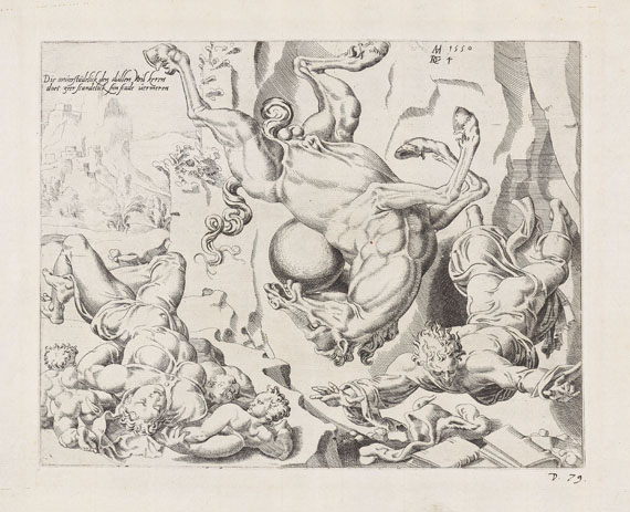 Dirk Volkertsz. Coornhert - 4 Bll.: Allegorische Szenen mit Pferden und Globen - Weitere Abbildung