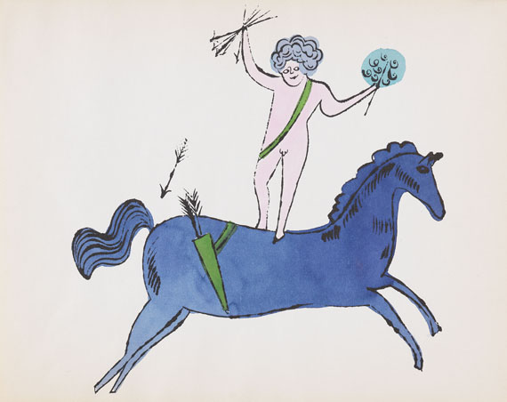 Andy Warhol - Ohne Titel (Cherub and Horse)