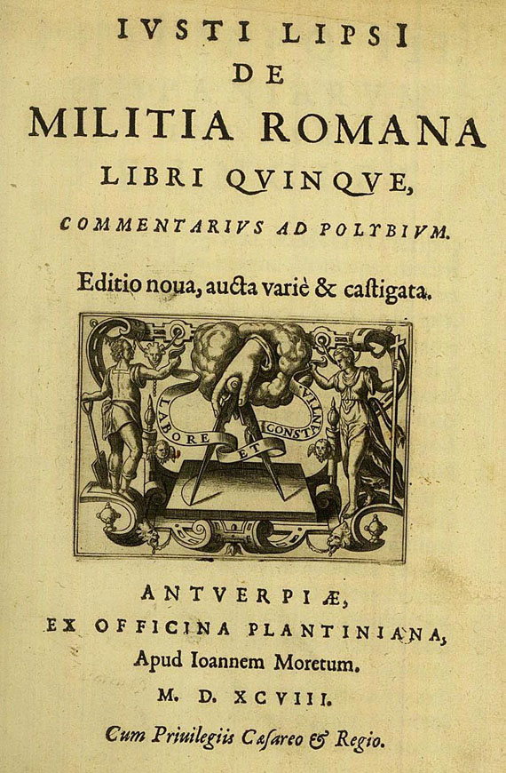 Justus Lipsius - Sammelband mit 5 Schriften, 1598-1604.