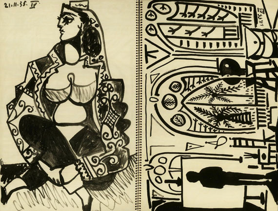 Pablo Picasso - Carnet de la Californie. 1959.