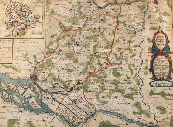  Schleswig-Holstein - 1 Bl. Trittow, Reinbeeck (J. Mejer). 1652.