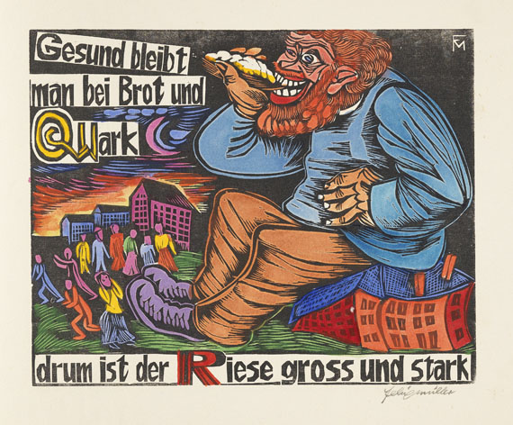 Conrad Felixmüller - Geschütteltes ABC. 1925. - Weitere Abbildung