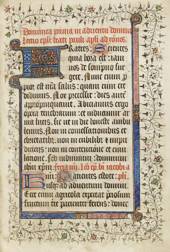   - Liber Epistolarum, manuscript.  14. Jh.