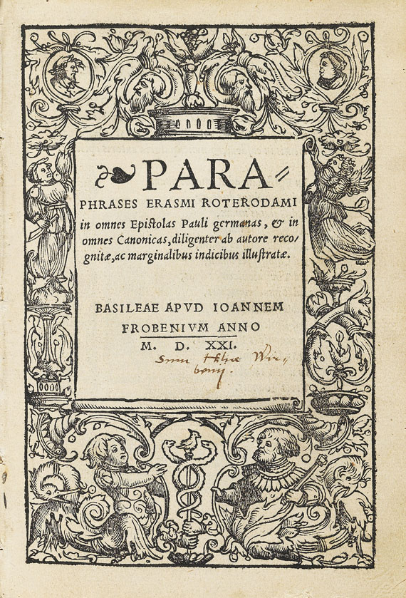 Desiderius Erasmus von Rotterdam - Paraphrases, 1521