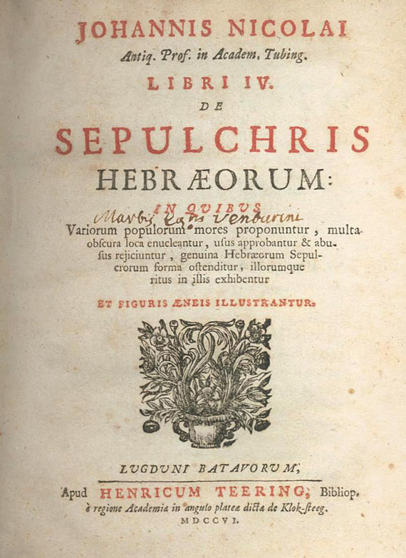 Johann Nicolai - Libri IV. 1706.