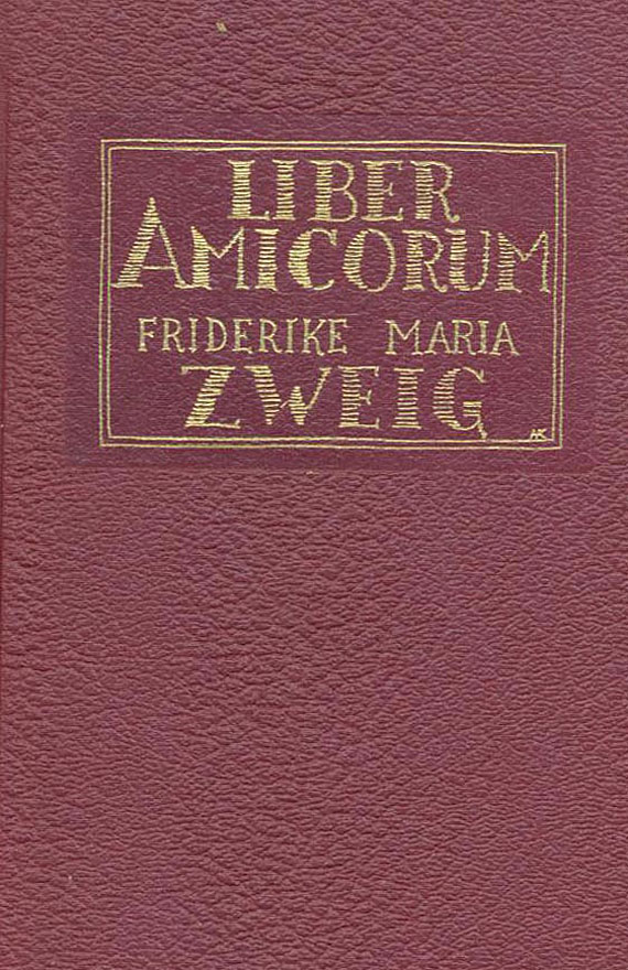 Friderike Maria Zweig - Liber Amicorum, 1952