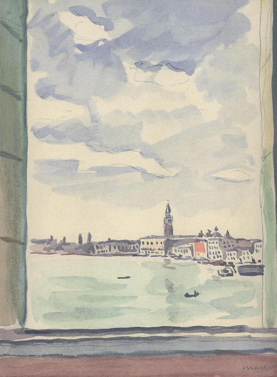 Albert Marquet - Séjour à Venise, 1947 mit Extra-Suite der Radierungen