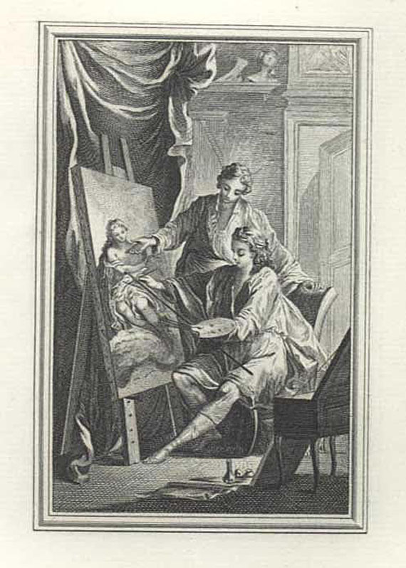 Charles Eisen - Suite des gravures pour illustrer J. d. l. Fontaine, 1884