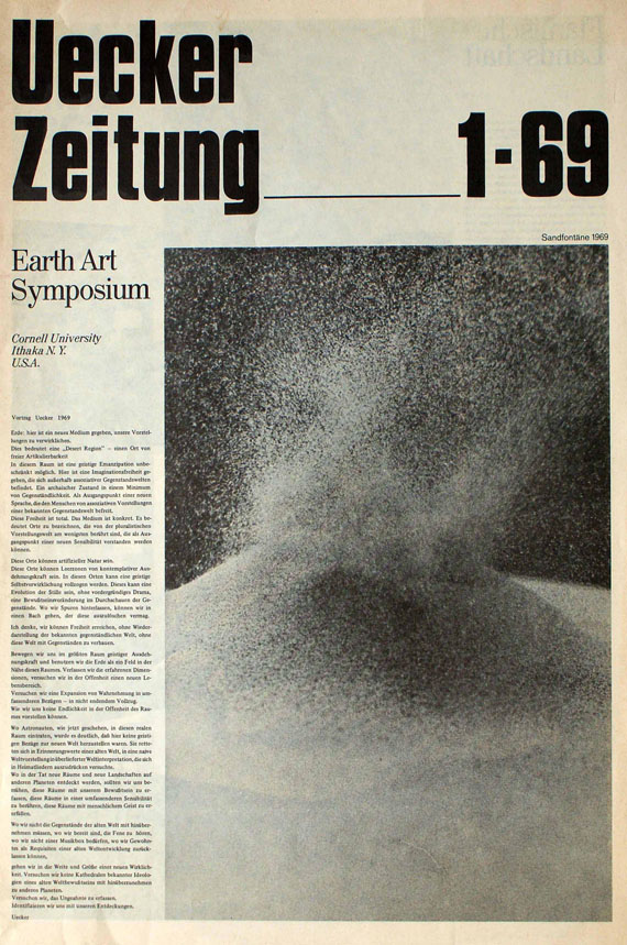 Günther Uecker - Uecker Zeitung, Nr. 1-4, 1969-73.