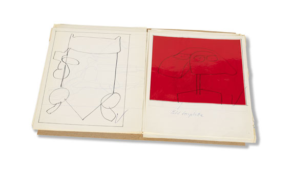 Claes Oldenburg - Skulpturer och teckningar - Orig.-Skizzen. 1966. - Weitere Abbildung