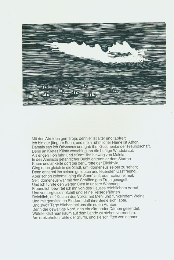 Gerhard Marcks - Homer, Odyssee, Heimkehr 1976.