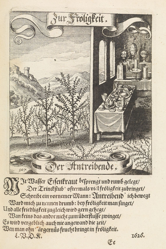Ludwig zu Anhalt-Köthen - Fruchtbringenden Gesellschaft. 1646 - Weitere Abbildung