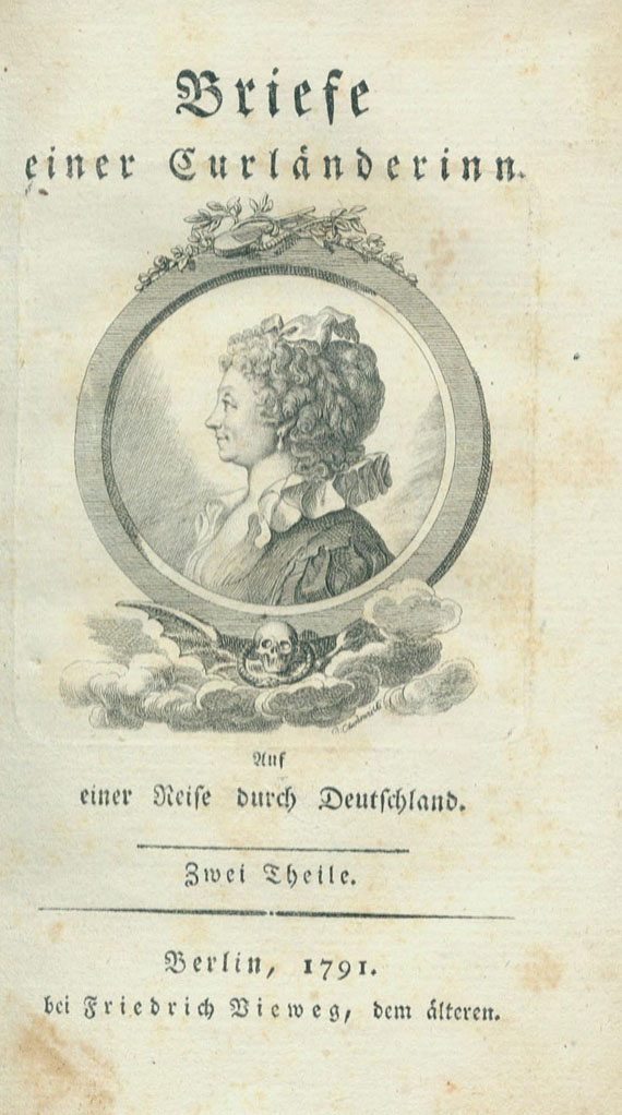 Sophie Schwarz - Briefe einer Curländerinn. 1791.