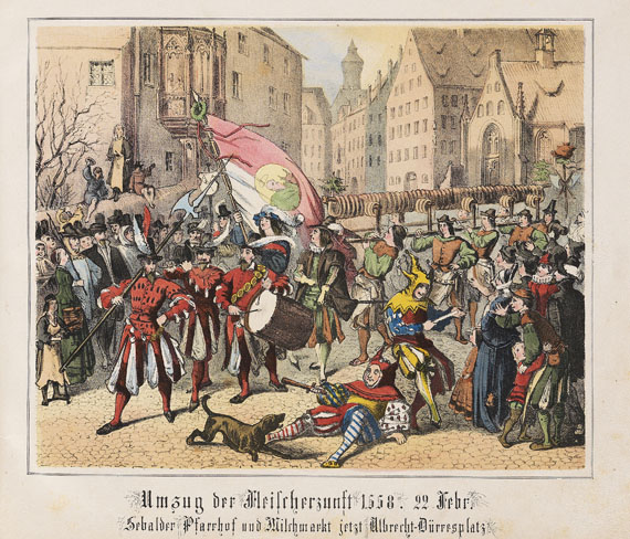 Oskar Schaeffer - Volksbelustigungen und Mummenschanz, Nürnberg - Weitere Abbildung