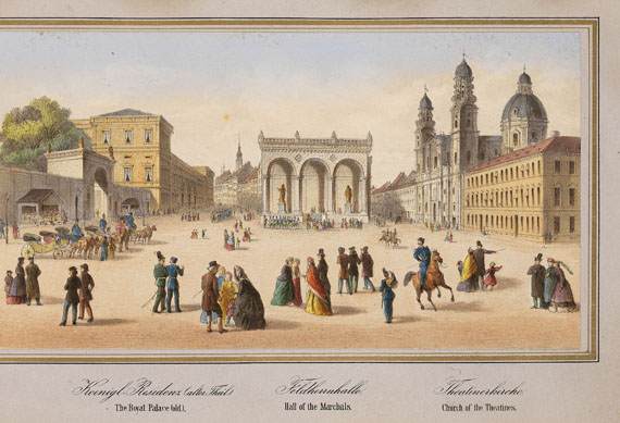 Hermann Manz - Illustrirter Spaziergang durch München. 1864. - Weitere Abbildung