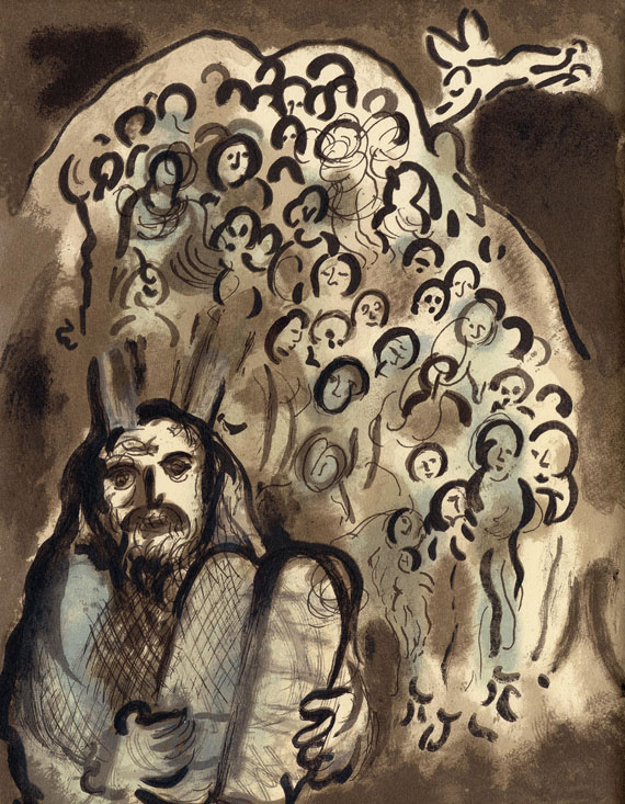 Marc Chagall - Le message biblique. 1972.