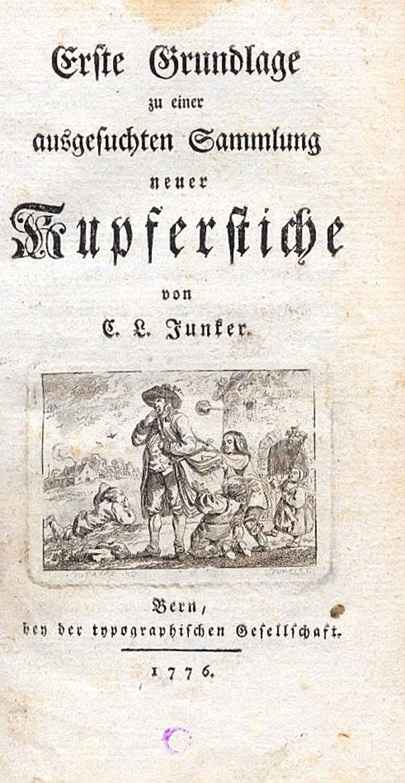 Carl Ludwig Junker - Kupferstiche. 1776