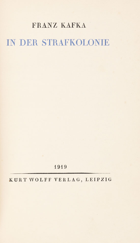 Horst Janssen - Kafka, In der Strafkolonie. 1919 - Weitere Abbildung