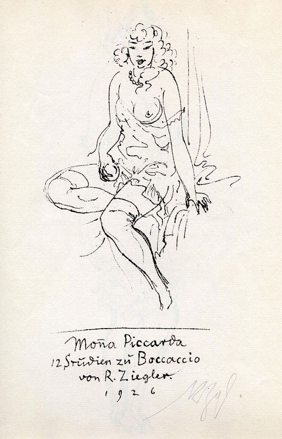 Richard Ziegler - Monna Piccarda. 1926