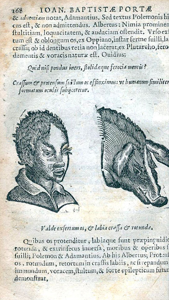 Giovanni Battista Della Porta - Humana Physiognomonia. 1650.