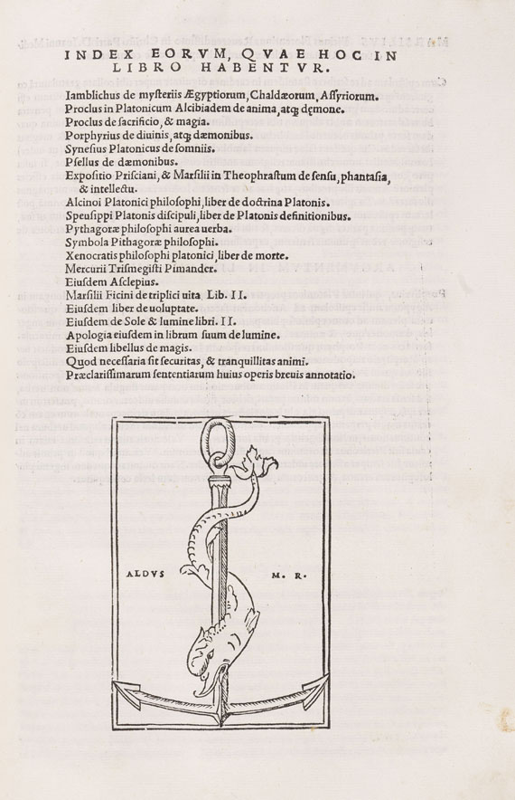 Flavius Philostratus d. Ä. - De vita Apolloni Tynaei libri octo. 1501 - Weitere Abbildung