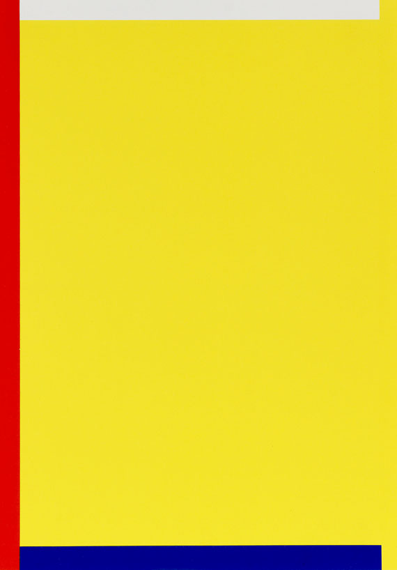 Imi Knoebel - 4 Blätter: Rot Gelb Weiss Blau - Weitere Abbildung