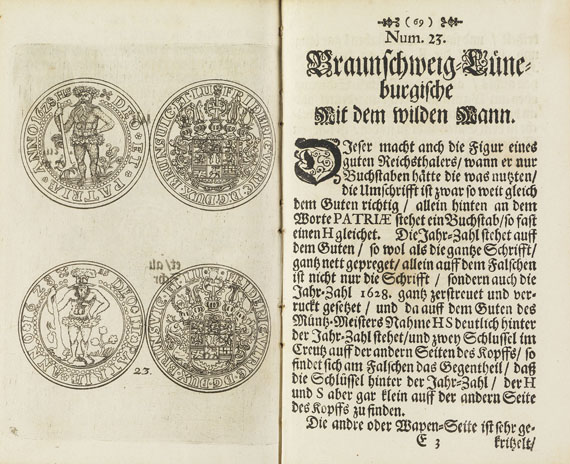 Mauritz Cuno - Betrug unter denen Reichsthalern. 1702. - Weitere Abbildung
