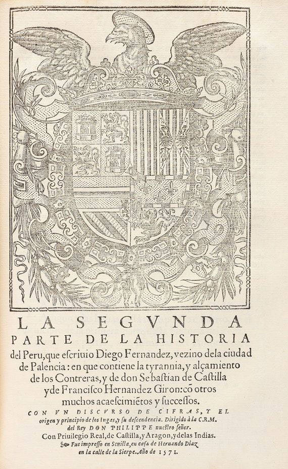 Diego Fernandez - Primera, y segunda parte. 1571