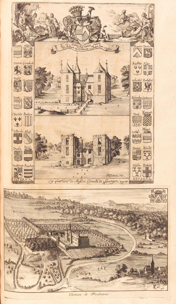 Anton Sanderus - Duche de Brabant + Le Roy, 3 Bde., 1724