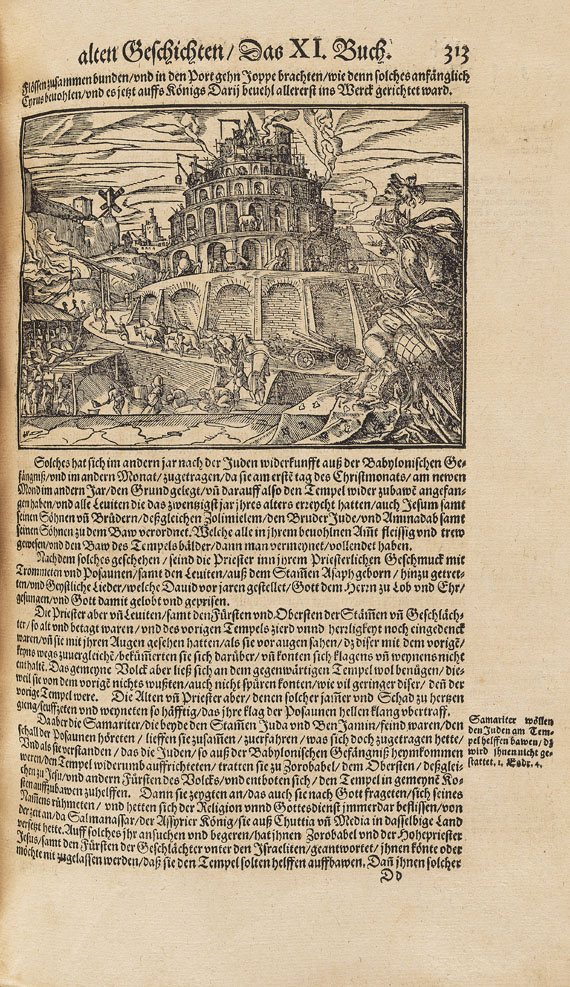 Flavius Josephus - Von alten Jüdischen Geschichten. 1612