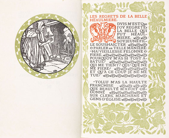 Eragny Press - Villon, Autres poesies, 1901.