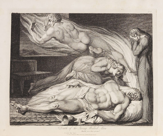William Blake - The Grave. 1808. - Weitere Abbildung