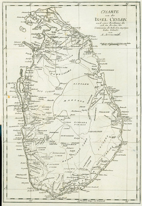   - Percival, Gesandtschaftsreise nach Ceylon. 1802. - Dabei: Reisen auf Ceylon. 1804