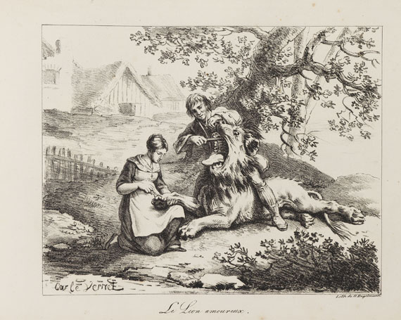 Jean de La Fontaine - Fables choisies. 2 Bde., 1818.