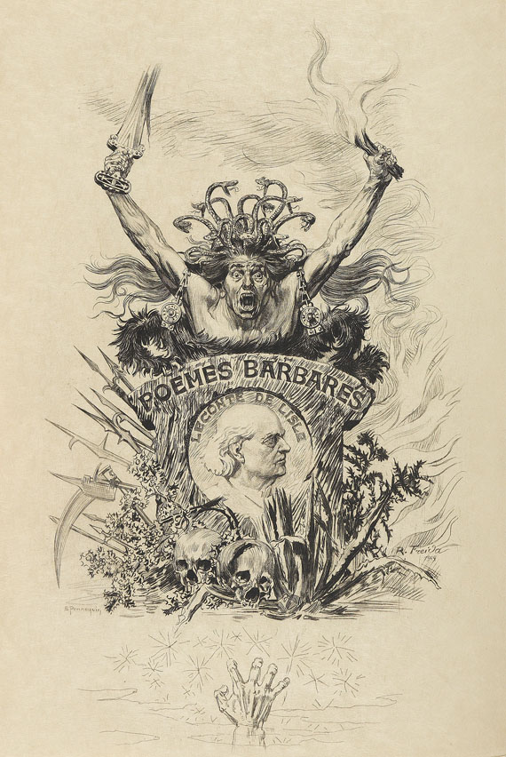 Jean-Louis Leconte - Poèmes barbares. 2 Bde. 1914 - Weitere Abbildung