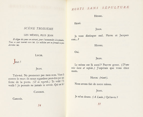 Jean-Paul Sartre - Morts sans sépulture. 1946 - Weitere Abbildung